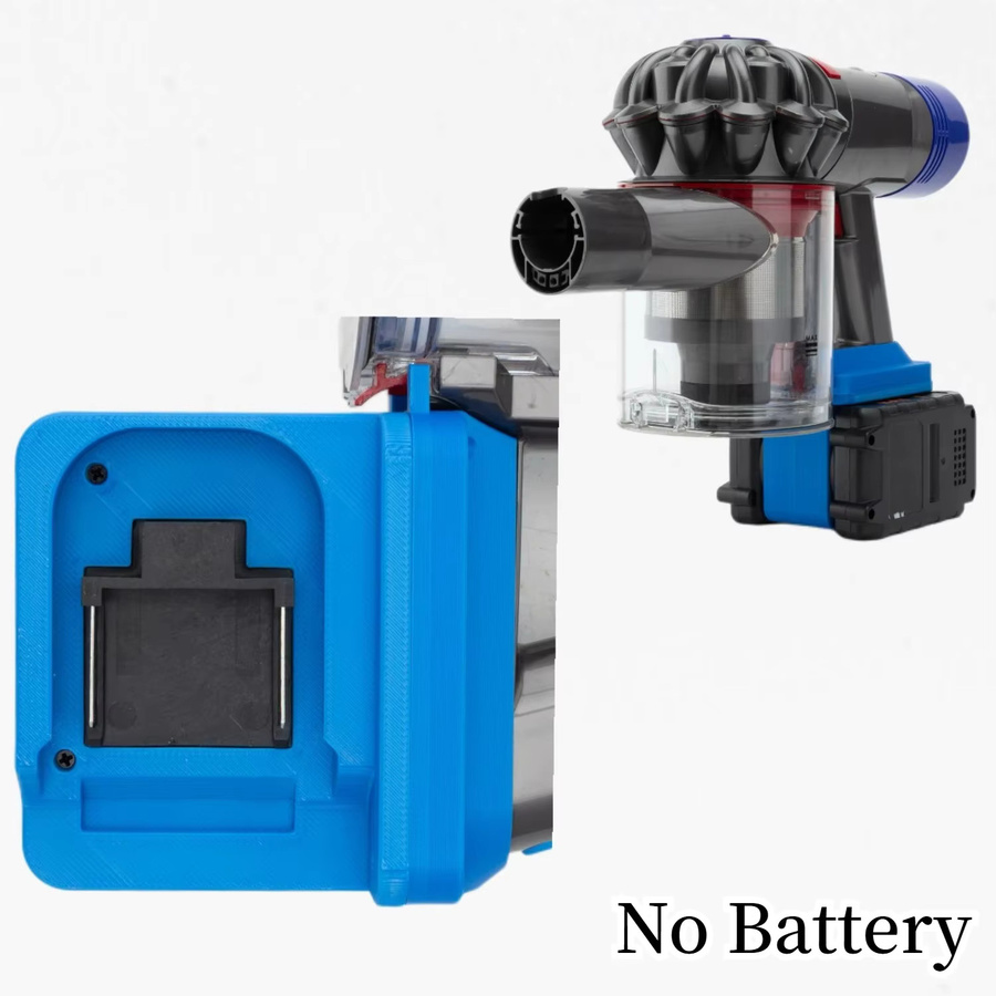 Makita Akku-Konverter für Dyson V7 V8 Staubsauger zur Umrüstung von 18V-Akkus, Multicolor - Bild 4