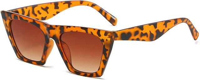Techsuit 5154 Sonnenbrille, Damen, Vollrand, Square, Braun, Kunststoff - Bild 1