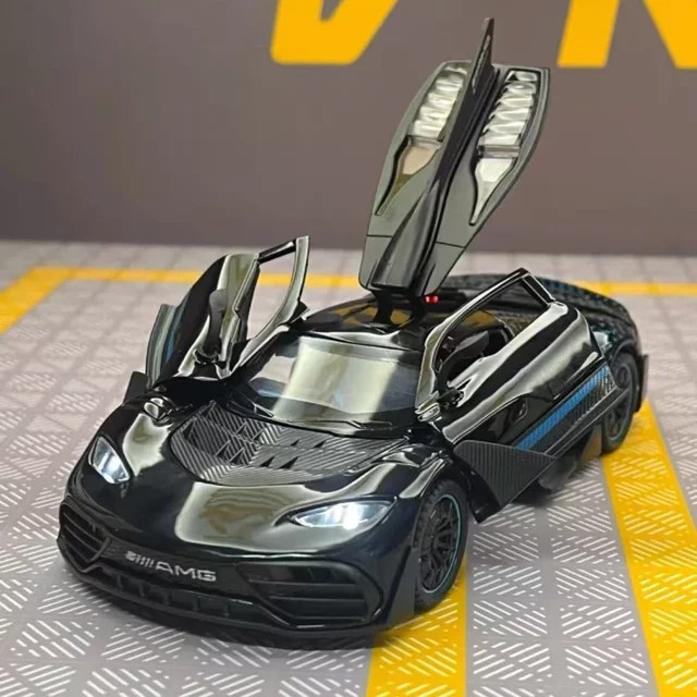MAKEDA Mercedes-Benz AMG ONE Supercar, Modell Auto, 1:32, Metall, mit Licht und Sound - Bild 1