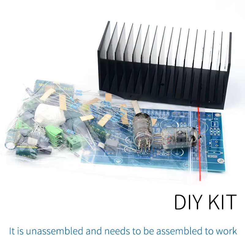 UNISIAN HIFI Vakuum Röhren Verstärker DIY Kit Platine mit 6J1 und LM1875 (25W + 25W) - Bild 2