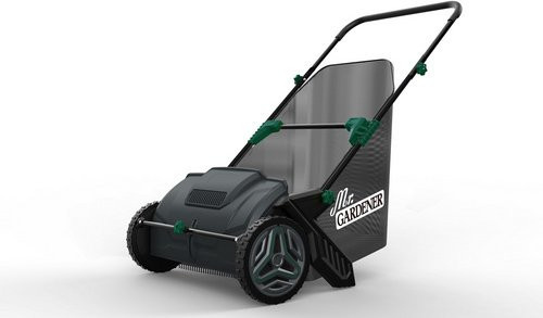 Mr. GARDENER Laubsammler in Schwarz mit 100 l Auffangkapazität und 53 cm Arbeitsbreite - Bild 1
