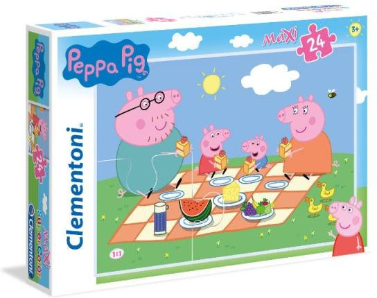 Clementoni Peppa Pig Maxi Puzzle, 24 Teile, bunt - Bild 1