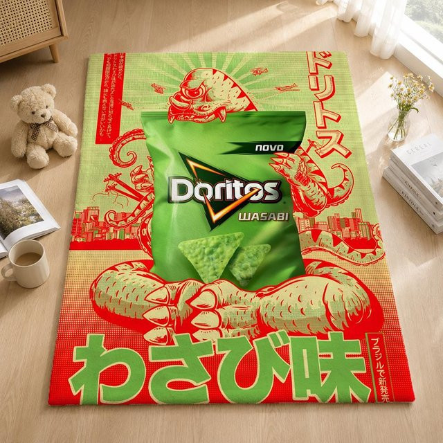 JMG Household Supplies Doritos Flanellanze weiche Decke, Mehrfarbig, B/H: 100 x 130 cm - Bild 1