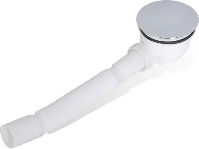 Duschablauf-Set von VD Home Furnishing aus Edelstahl in Silber und Weiß - Bild 1