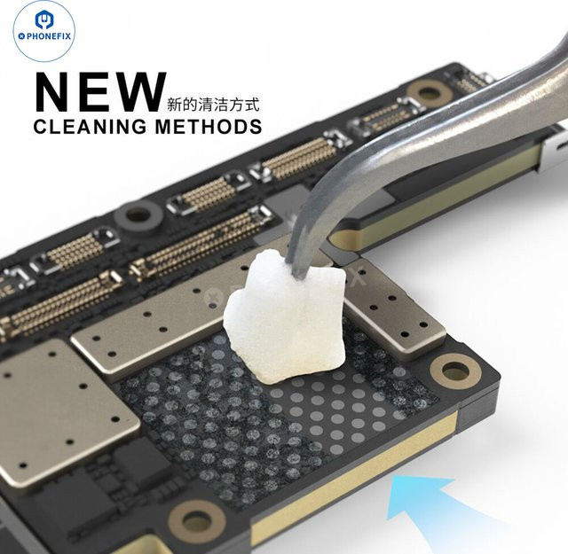 MIJING Nano-Reinigungsschwamm in Weiß für die Reinigung von Motherboard-PCB-Komponenten - Bild 1