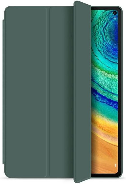 Magnetische Silikonhülle für Huawei MatePad 10.4 (2020) mit Smart Sleep Wake Funktion in Grün - Bild 1