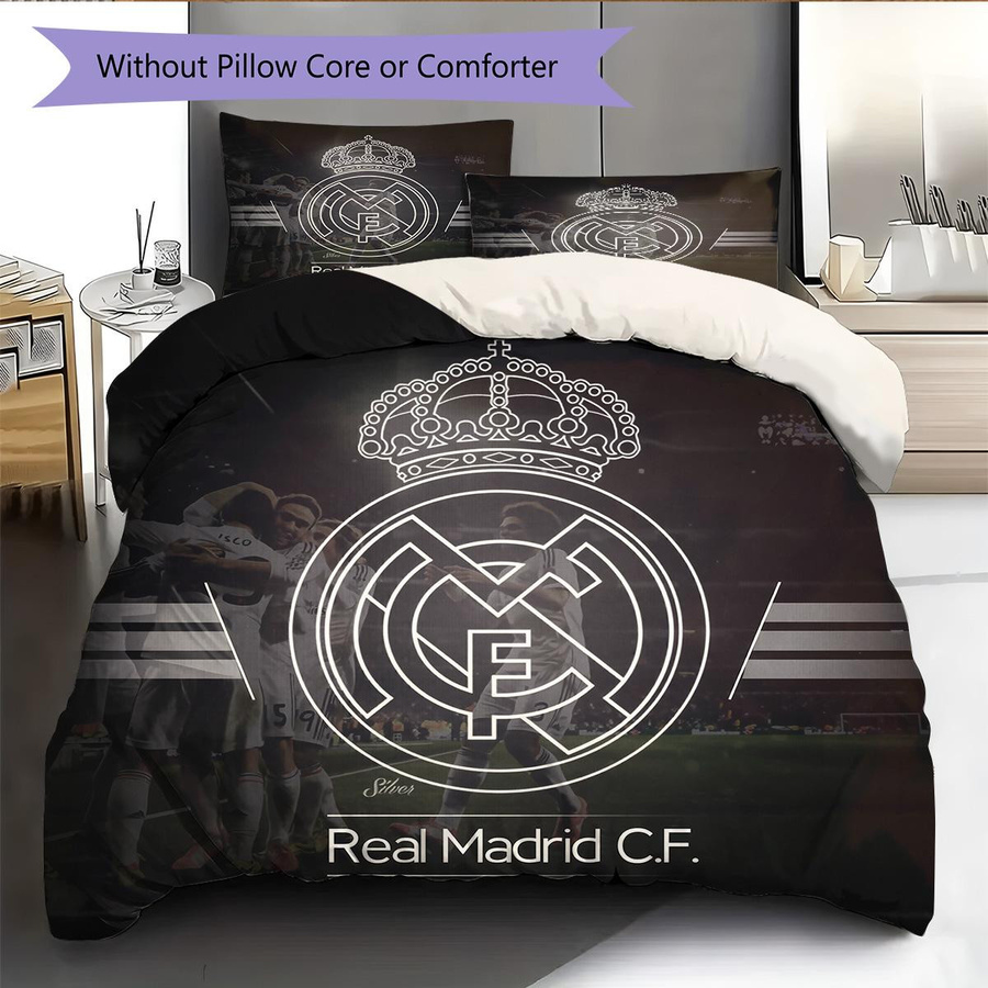 Real Madrid CF Bettwäsche Set mit Reißverschluss, B/H: 140 x 200 cm - Bild 3