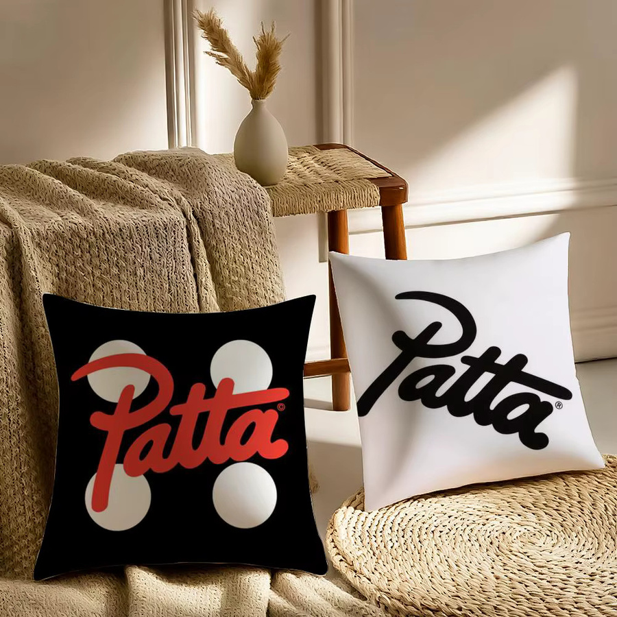 P-Patta Kissenbezug aus Kurzplüsch in Schwarz, quadratisch, B/T/H: 30 x 30 x 30 cm - Bild 4