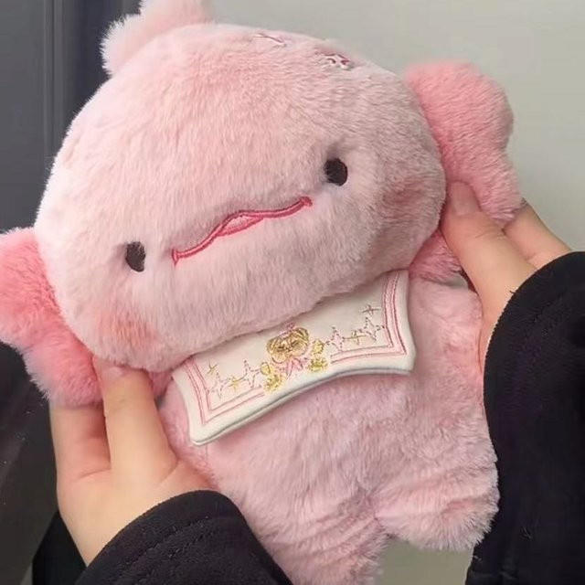 Yiran Health & Beauty Dinosaurier Bestie Monster Yokai Liudun, Plüschtier, Rosa, 20cm - Bild 1