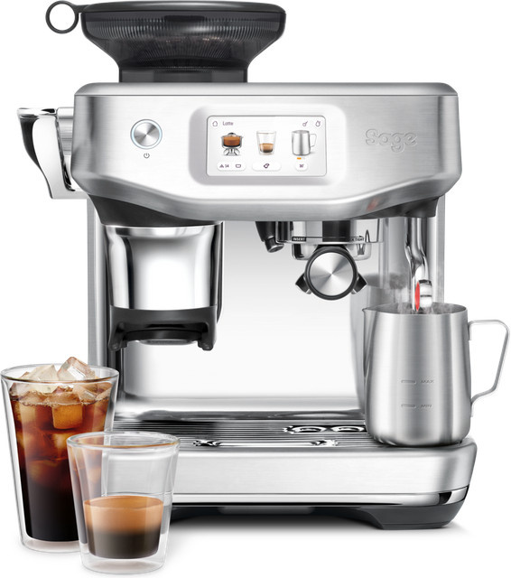Sage Siebträger-Espressomaschine SES882BSS in Silber - Bild 1