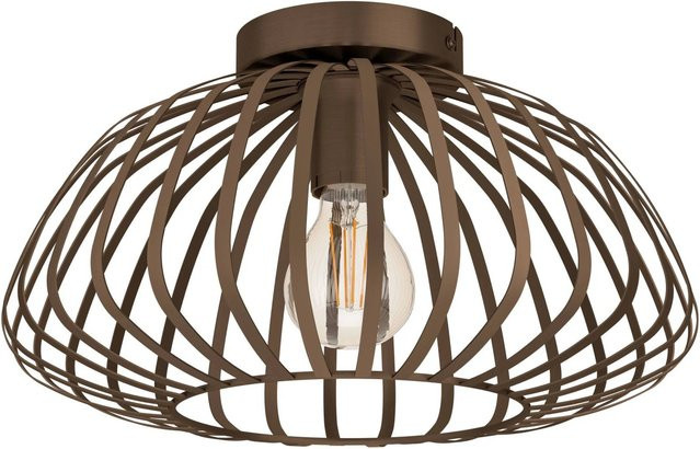 Eglo Deckenleuchte Espinal 1-flammig in Bronze-gebürstet aus Metall für Wohnzimmer, Küche oder Schlafzimmer - Bild 1