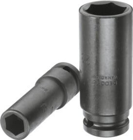 Gedore Kraftschraubereinsatz 1/2 Zoll 6-kant 27 mm in Grau aus Stahl - Bild 1