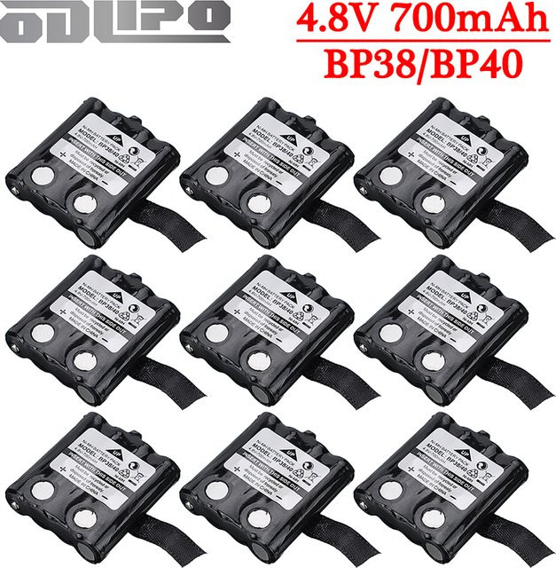 Motorola Ni-MH Akku 4,8 V 700 mAh für Zwei-weg-Radios TLKR T3 T4 T5 T6 T7 T8 T50 T60 T80 T81 XTR446 60Q Schwarz - Bild 1
