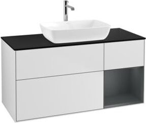 V&B Waschtischunterschrank Finion in Weiß lackiert, Breite: 120 cm, Tiefe: 50,1 cm, Höhe: 50,1 cm - Bild 1