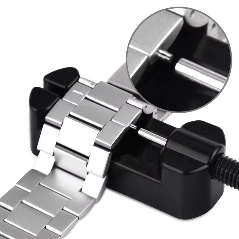 Reparaturset-Werkzeug für Uhrenarmband-Zubehör, Edelstahl, Schwarz - Bild 4