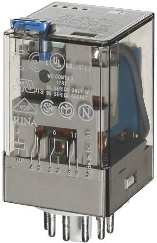 Finder Steckrelais 60.13.8.230.0050 230 V/AC 10A 3 Wechsler - Bild 1