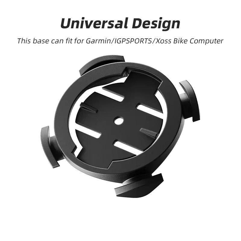 Universal Mountainbike Computer Halterung Ultraleicht Fahrrad Tacho Stand Adapter für Garmin, XOSS und iGPSPORT in Schwarz - Bild 2