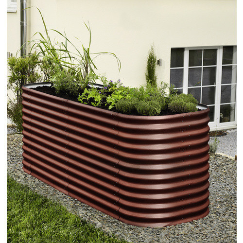 Vitavia Hochbeet Terra 858 aus Zincalume Stahlblech in Grün, B/H/T: 82,0 x 86,0 x 82,0 cm - Bild 5