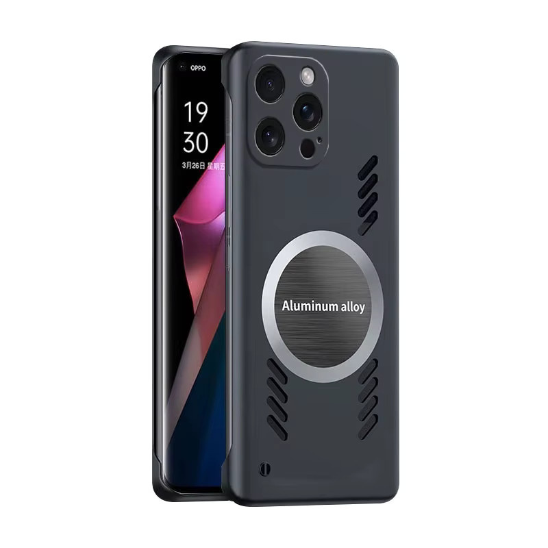 Magnetische Handyhülle mit Graphen-Wärmeableitung für iPhone 16 15 14 13 12 11 Pro Max Plus Mini in Orange - Bild 4