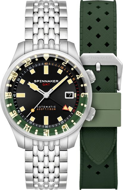Spinnaker Bradner GMT Herrenuhr, Automatik, Edelstahl, 42 mm, 18 ATM - Bild 1