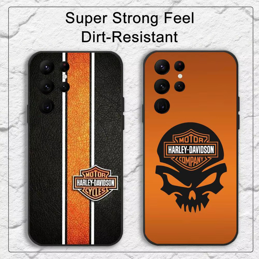 Harley-Davidson Handyhülle für Samsung Galaxy S20 S21 S22 S23 S24 FE Plus Ultra aus weichem TPU - Bild 2