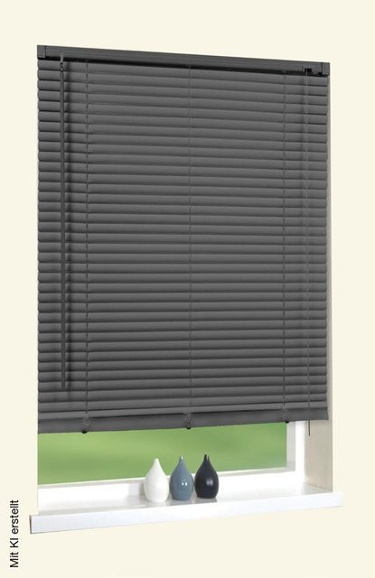 Sensation PVC-Jalousie in Anthrazit, Breite: 50 cm, Höhe: 150 cm - Bild 1