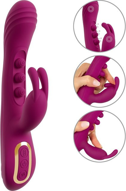Javida Rabbitvibrator in Lila mit 2 Funktionen - Bild 1