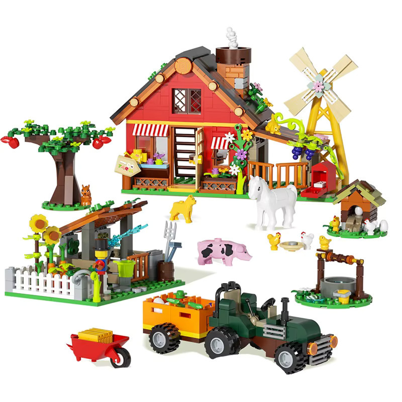 barweer Windmühle Bauernhof, Bausteine, 649 Teile - Bild 2