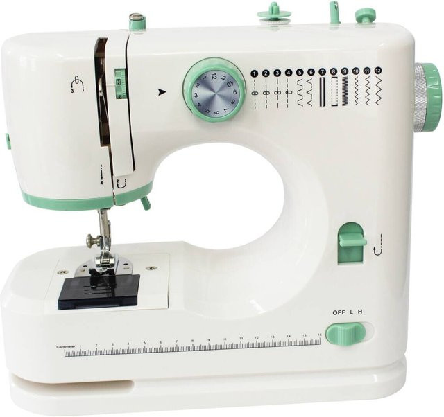 Emerio Nähmaschine SEW-132300.1 in Weiß aus Kunststoff, B/H/T: 15 x 32 x 29 cm - Bild 1
