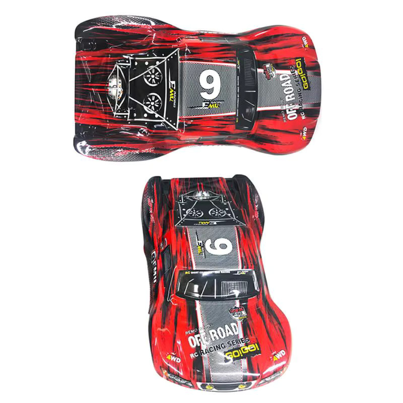 HQ727 PVC-Auto für Shell Surface Body M0280, 1/10 4X4 Slash Case, Rot - Bild 2