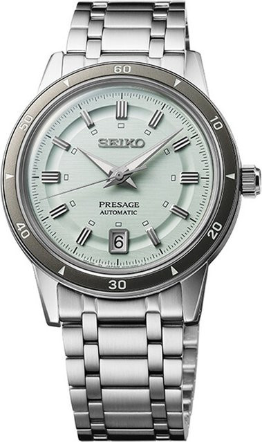 Seiko Armbanduhr Automatik, Edelstahl, Grün, 39,5 mm, Herren - Bild 1