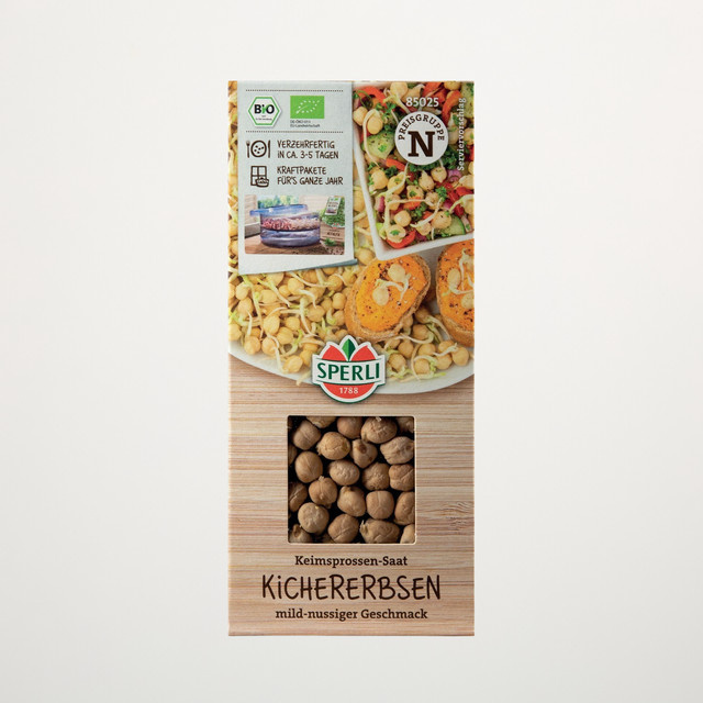 Sperli Kichererbsen Keimsprossen BIO 200g - Bild 1