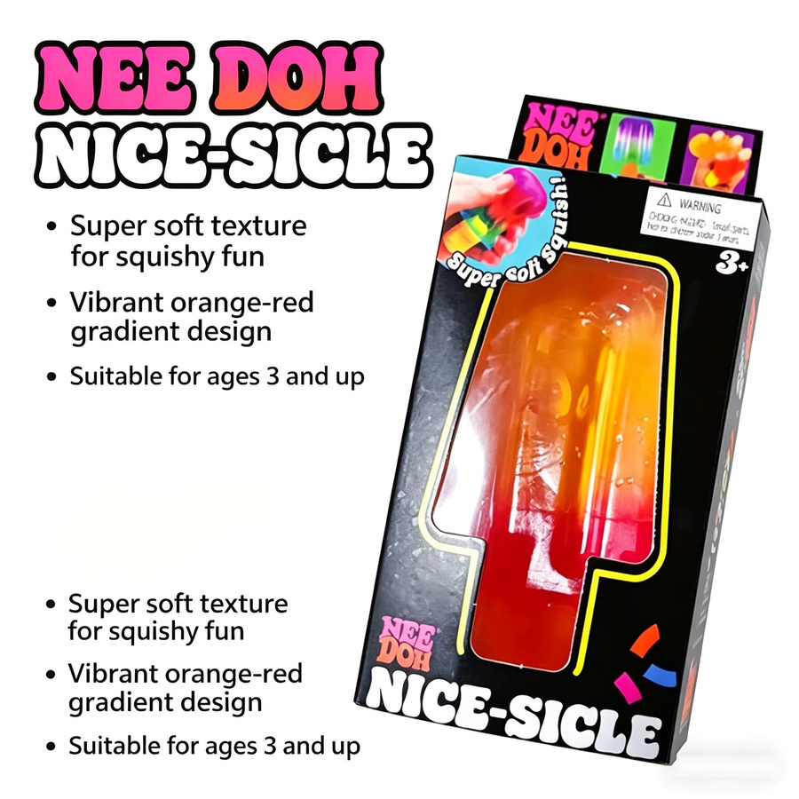 Schylling Eis am Stiel-förmiges Quetschspielzeug, BPA-frei, multicolour - Bild 3