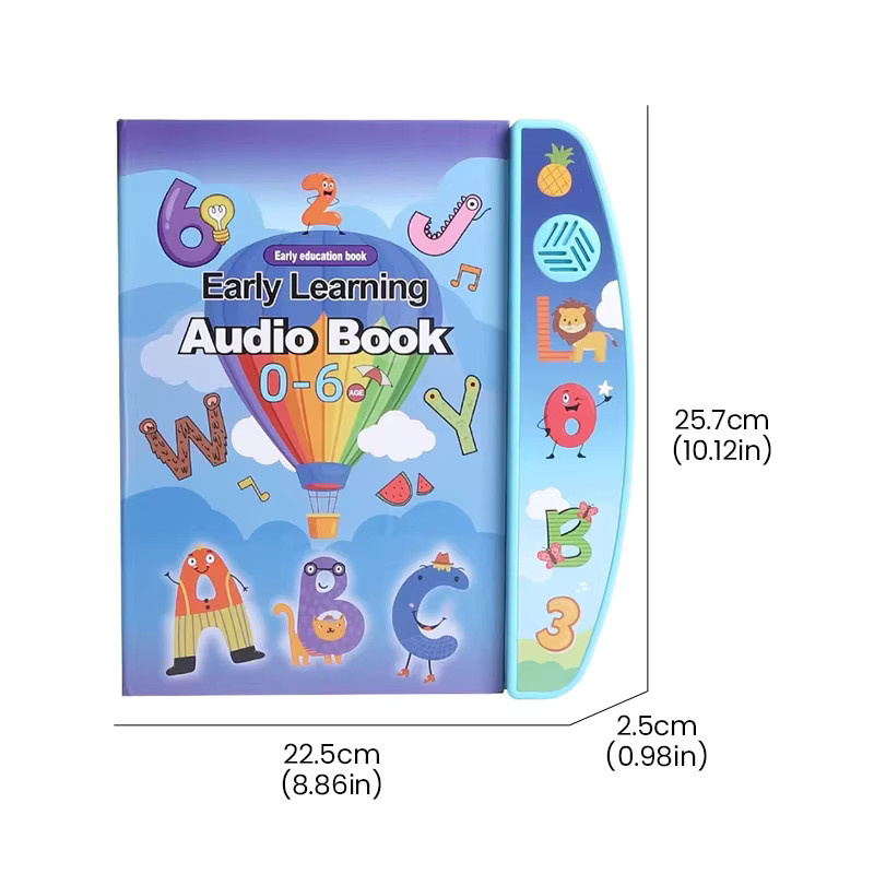 CONUSEA Englisch Audio Bücher Kinder Frühe Bildung, Elektronische Stimme Bilderbuch Sound Lesen Maschine - Bild 2