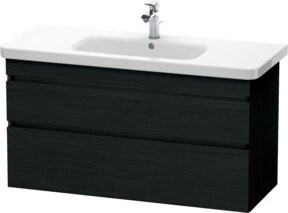 Duravit Waschtischunterschrank DuraStyle in Weiß, wandhängend mit 2 Schubladen, B: 113 cm, T: 44,8 cm, H: 61 cm - Bild 1