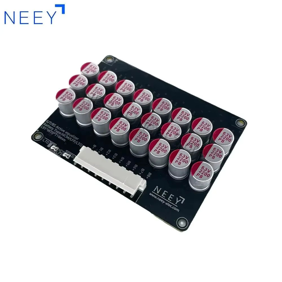 5A Active Equalizer Balancer für LiFePO4, LiPo und LTO Batterien in Schwarz - Bild 1