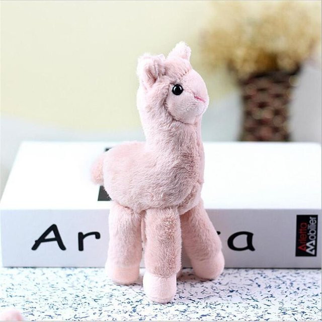 Kidsly Alpaka-Lama-Gras-Schlamm-Pferd, Plüschspielzeug, 18 cm, ab 6 Jahren - Bild 1