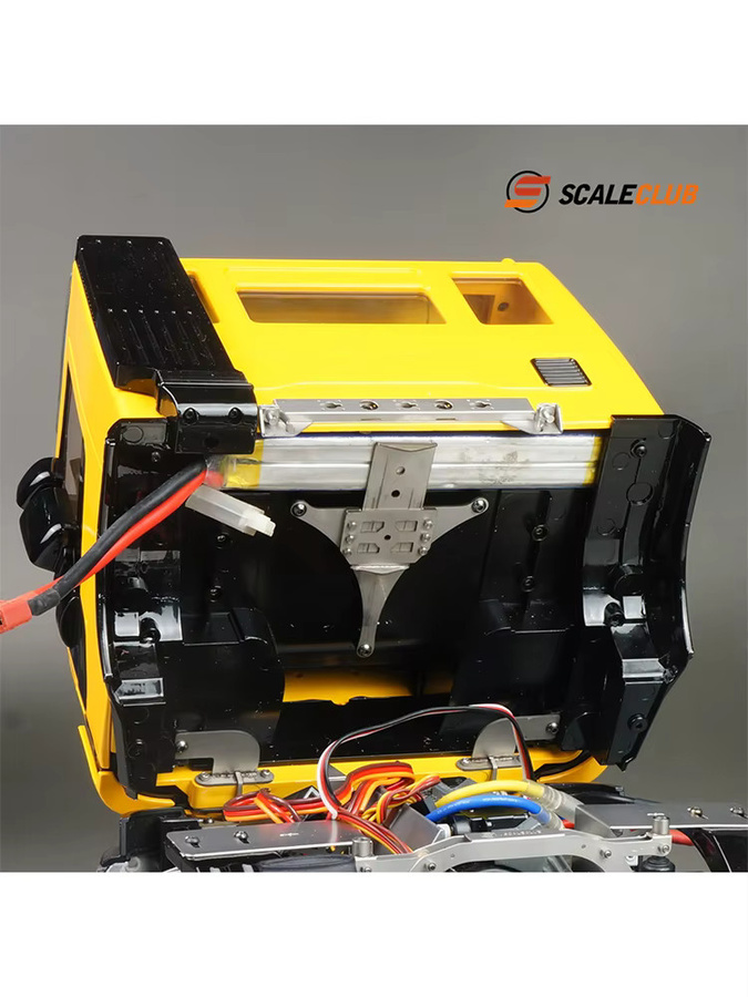 Scaleclub Iveco Auto Front Upgrade, Batteriehalterung, Metall, 1:14 - Bild 4