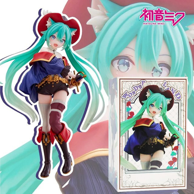 Bandai Hatsune Miku Der gestiefelte Kater, Actionfigur, 19cm, PVC - Bild 1