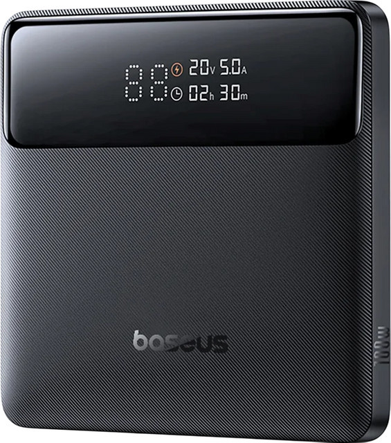 Baseus Blade H1 Powerbank 20000mAh mit 100W Schnellladung, PD und QC, 2 x USB-A und 2 x USB-C, Schwarz - Bild 1