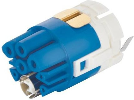 HARTING M23 Einsatz 09156123101 in Blau mit 12 Polen aus Kunststoff - Bild 1