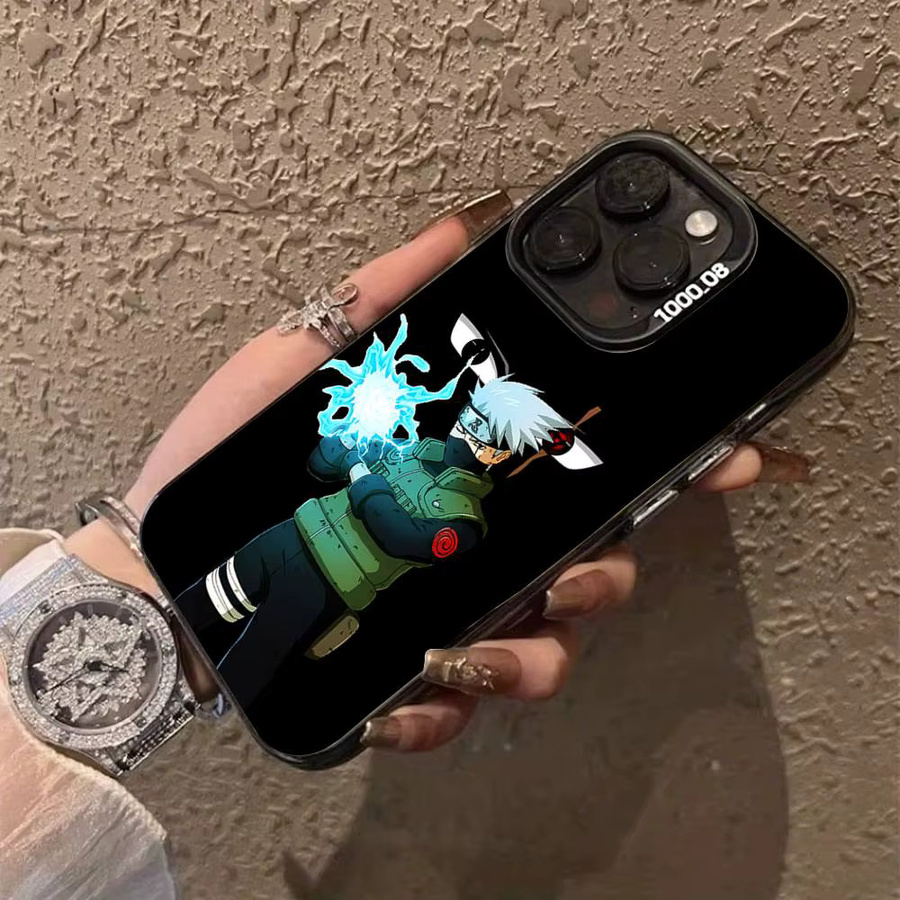 Naruto Sharingan Handyhülle für Apple iPhone 11 12 13 14 15 16 17 Pro Max Plus Mini Bunt - Bild 3