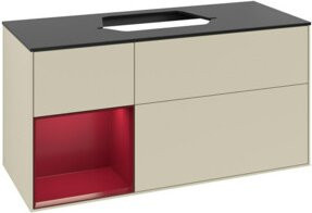 V&B Waschtischunterschrank Finion in Lackausführung, Breite: 120 cm, Tiefe: 50,1 cm, Höhe: 50,1 cm - Bild 1