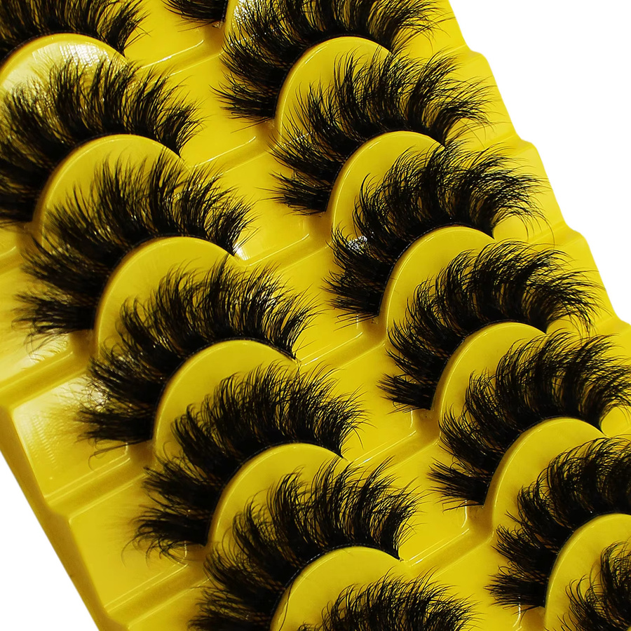 JIEFUXIN Künstliche Wimpern, 30 Paar, Unisex - Bild 2