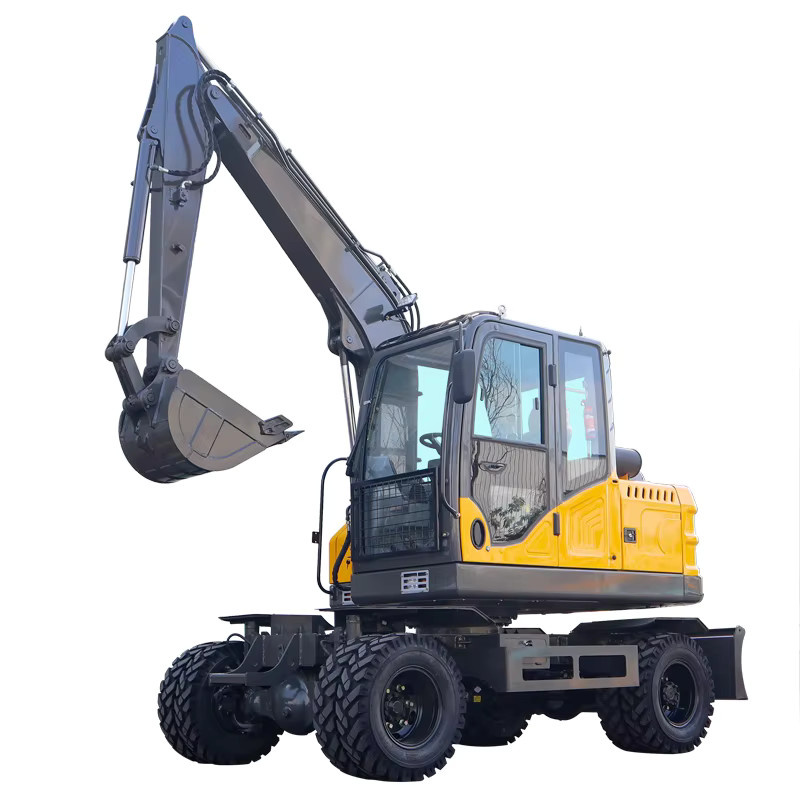 SDYC Radbagger 6,5 Tonnen mit Euro 5 CE EPA Hydraulischem Dieselmotor in Gelb - Bild 4