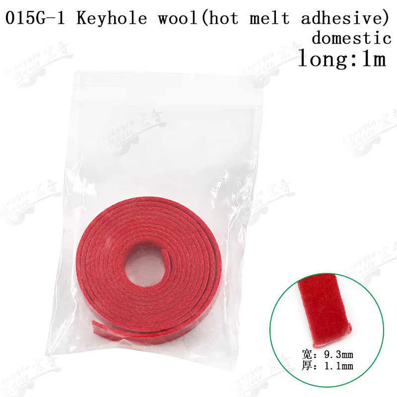 HUATOOL Klavier-Stimmwerkzeug Set mit 015 Schlüsselloch und Heißklebeband für Klavierteile und rote Teppichbeschläge - Bild 2