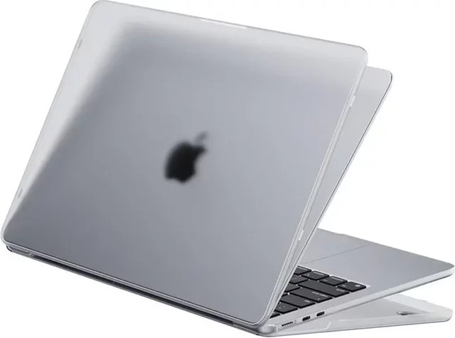 NMEGOU Mattklare Laptoptasche Transparent für MacBook Air 13,6 M4 15 M3 und MacBook Pro 13 M1 M2 14 M4 16 Frosted Cover Hülle - Bild 1