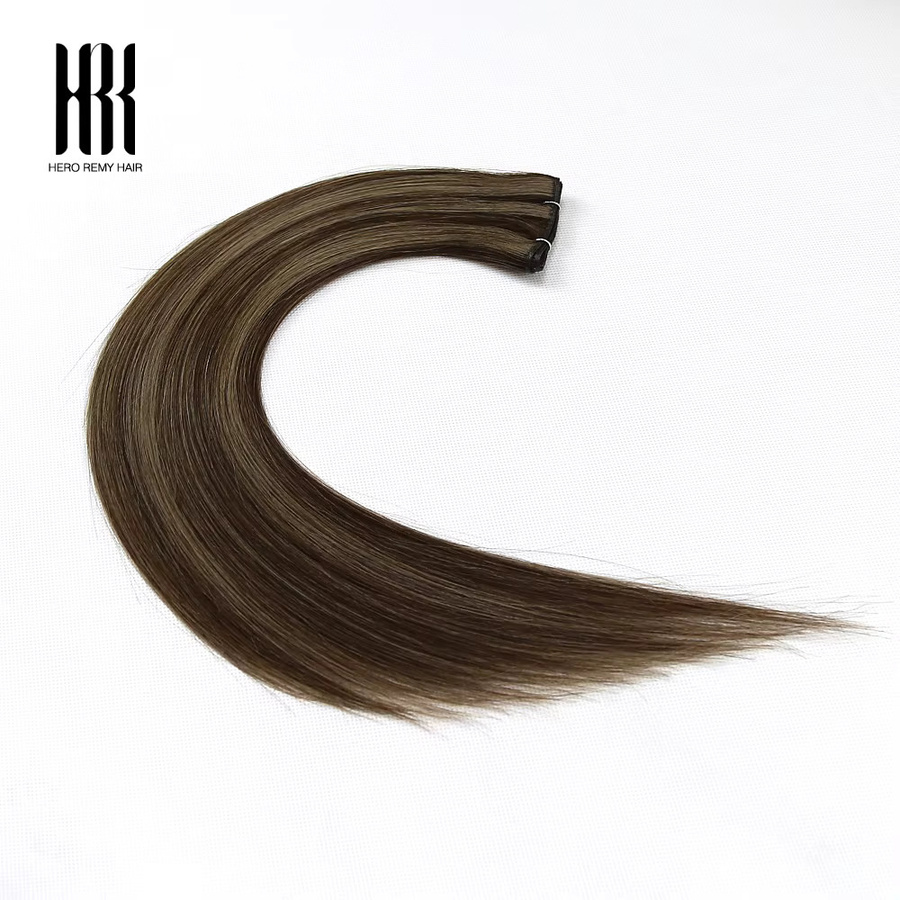 Real Remy Hair Genius Weft Echthaar-Extensions, glatt, 60 g, Damen - Bild 4