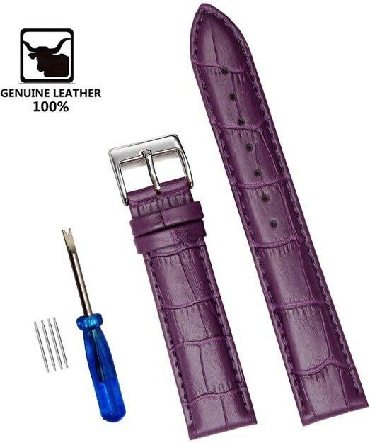 Creative Man Uhrenarmband Leder, Stahl-Dornschließe, 18mm, Herren - Bild 1
