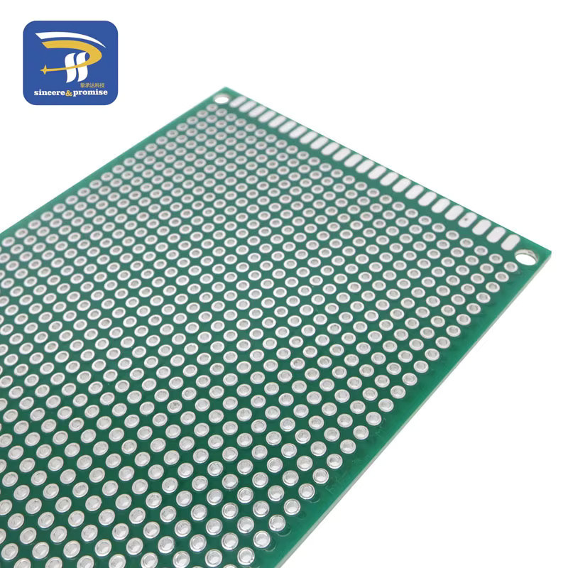 Doppelseitiges Prototyp PCB Universal Board aus Glasfaser, Grün, B/T: 7 x 9 cm, 2,54 mm Raster - Bild 2